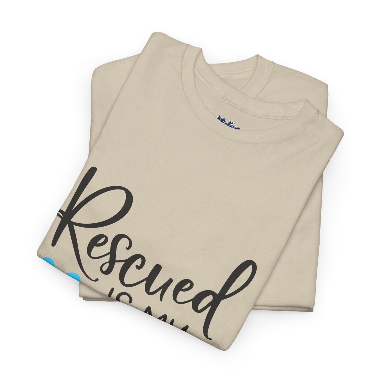 Rescued Is My Favorite Breed T-Shirt – Pet Adoption Love Tee