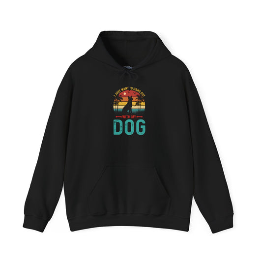 i Just Want To Hangout With My Dog' German Shephard Unisex T-Shirt
