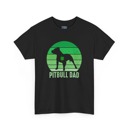 Pitbull Dad Heavy Cotton Tee | Father's Day Gift