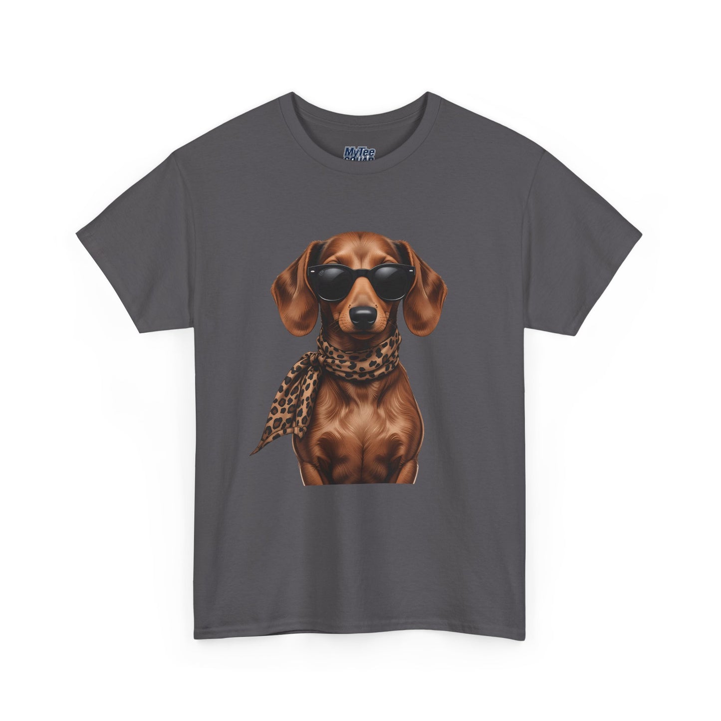 Dachshund With A Scarf Cotton T-Shirt
