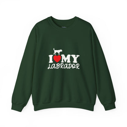 I Love My Labrador Unisex Sweatshirts | Show Your Dog Love in Style
