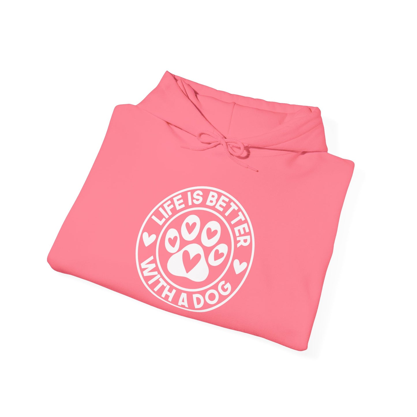 "Life Is Better With A Dog" Unisex Hoodie | Dog-Themed Apparel