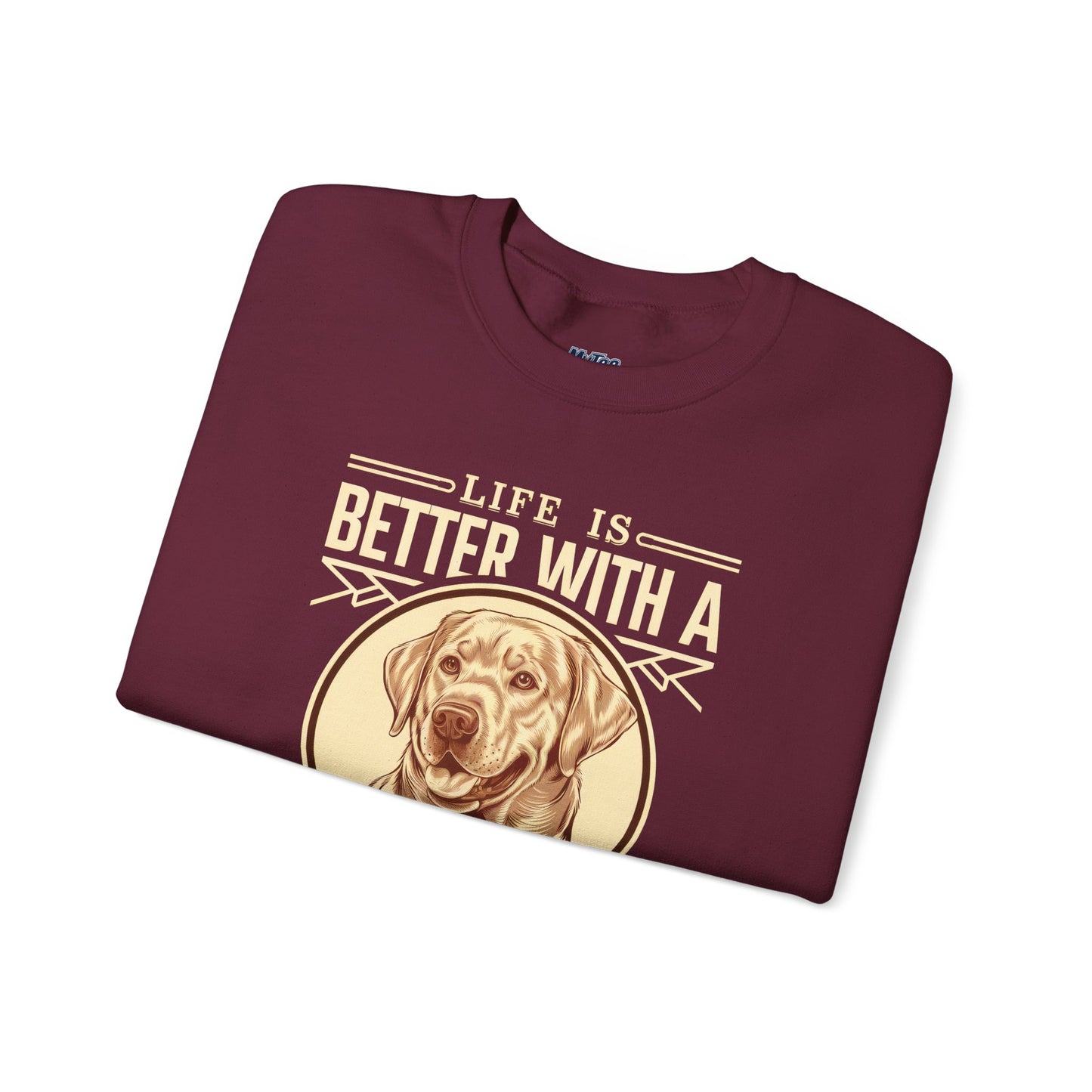 Life Is Better With A Labrador Crewneck Unisex Sweatshirt
