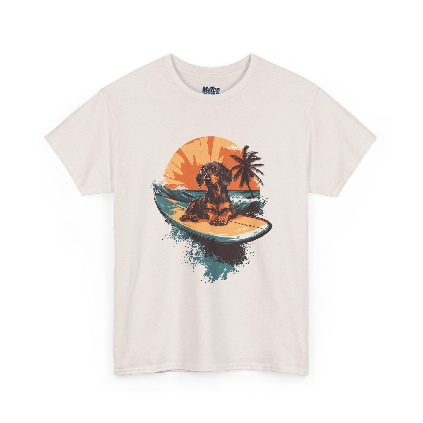 Dachshund Beach Vibes T-Shirt – Chill Summer Dog Style