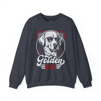 Golden Retriever Dad Sweatshirt | Retro Pet Lover Design