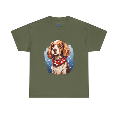Patriotic Cocker Spaniel Unisex T-Shirt