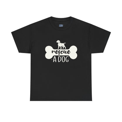 Rescue a Dog Unisex Cotton T-shirt | Dog Lover