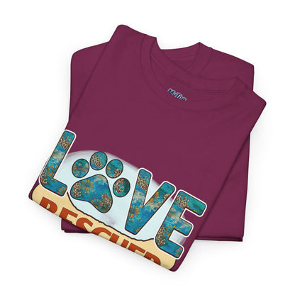 Love Rescued Me T-Shirt - Rescue Dogs Save Lives