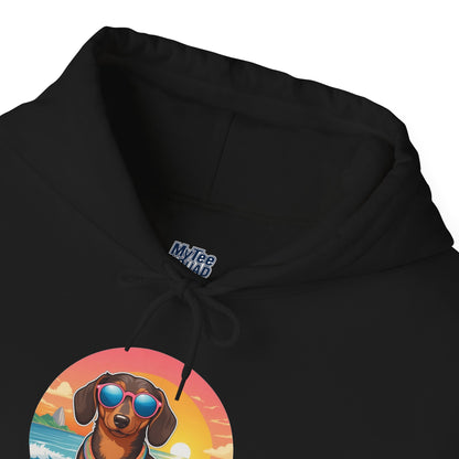 Dachshund Lover's Sunset Unisex Hoodie