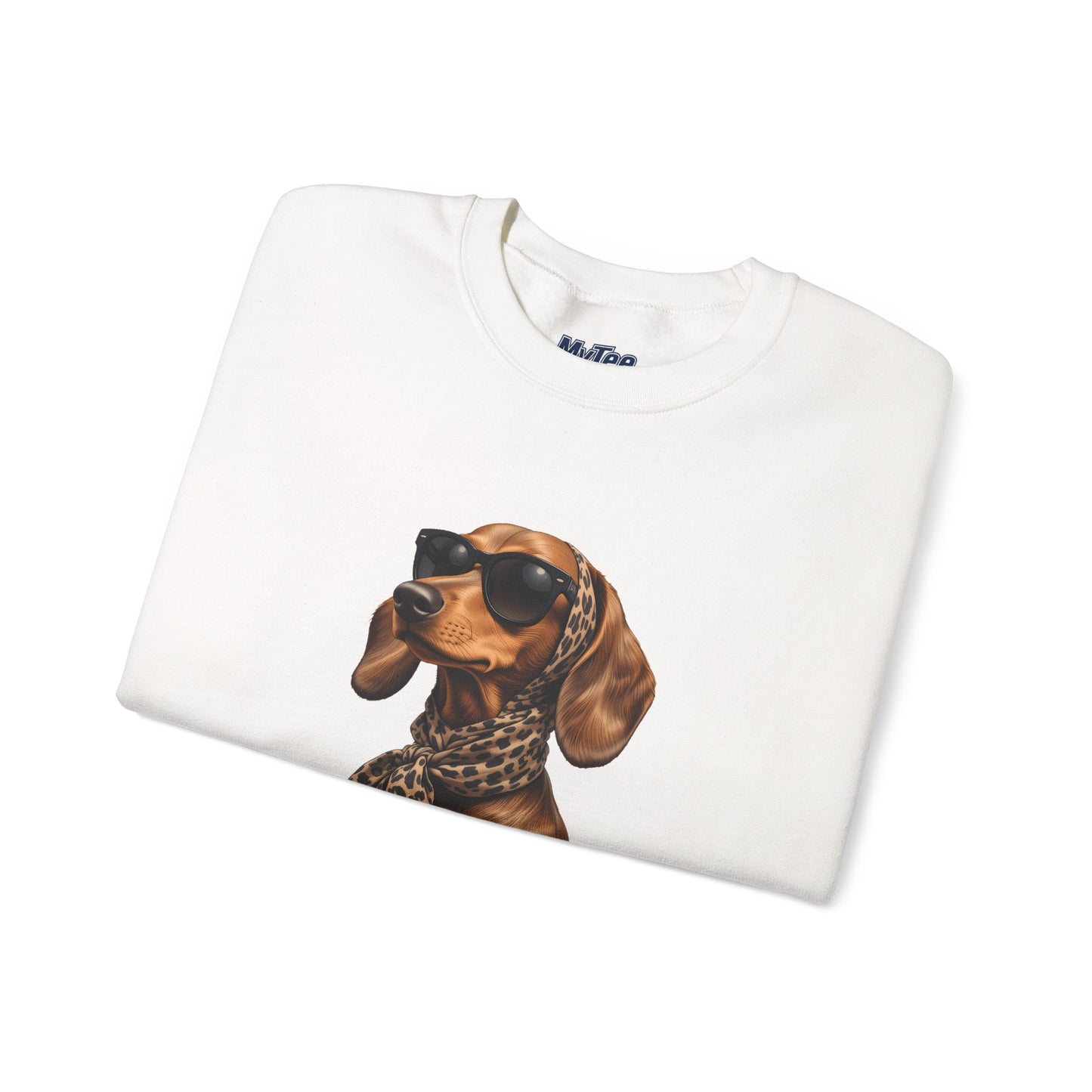 Chic Dachshund Dog Lover Unisex Sweatshirt | Crewneck Pullover For Pet Lovers
