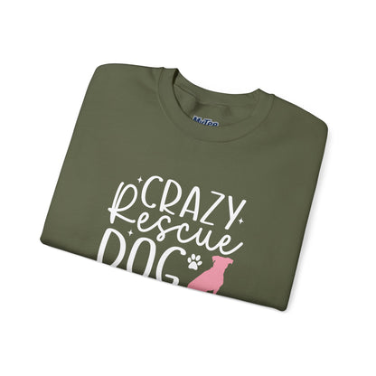 Crazy Rescue Dog Lady Sweatshirt | Dog Mom Crewneck