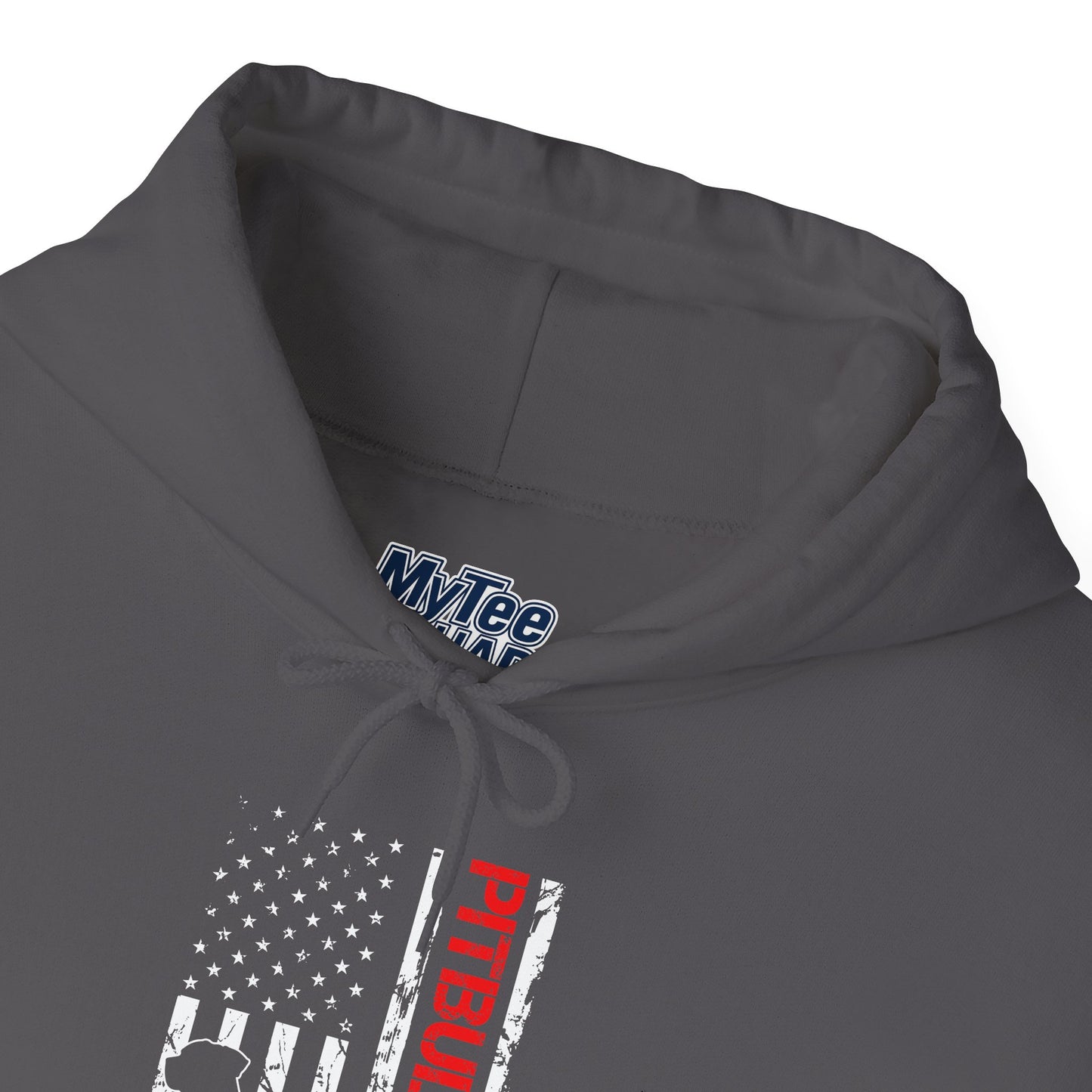 Patriotic Pitbull Dad Hoodie - Gift for Father's Day