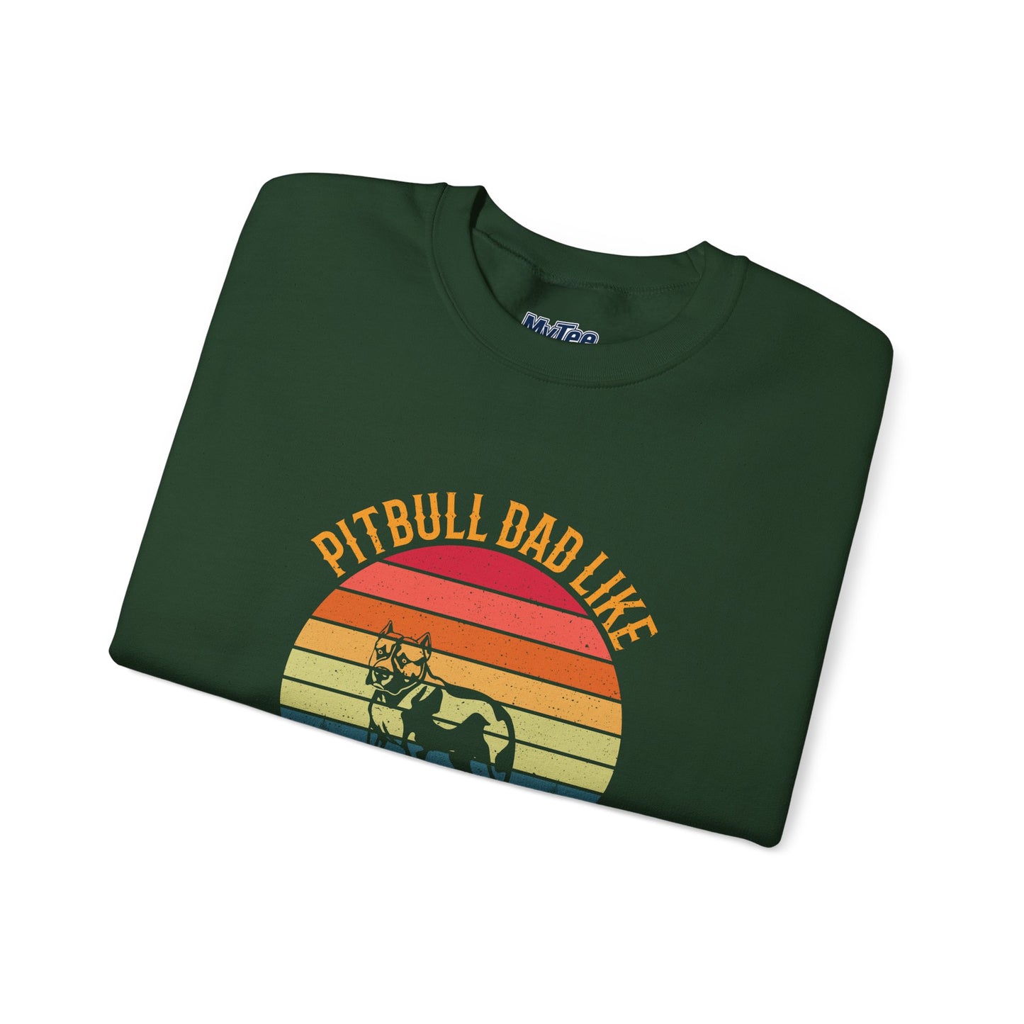 Pitbull Dad Like A Regular Dad But Cooler Sweatshirt
