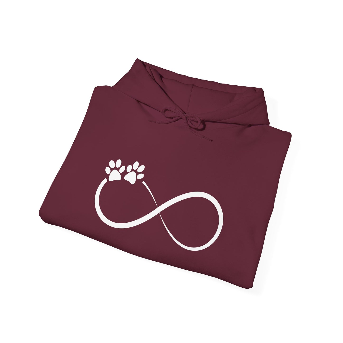 Infinity Paw Unisex Hoodie– Cozy & Timeless Love