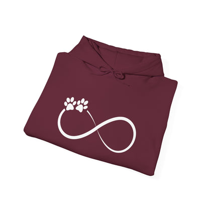 Infinity Paw Unisex Hoodie– Cozy & Timeless Love