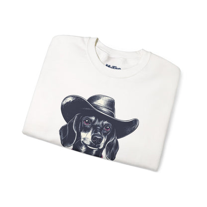 Dachshund Cowpoke Charm Sweatshirt – Soft Style With Attitude