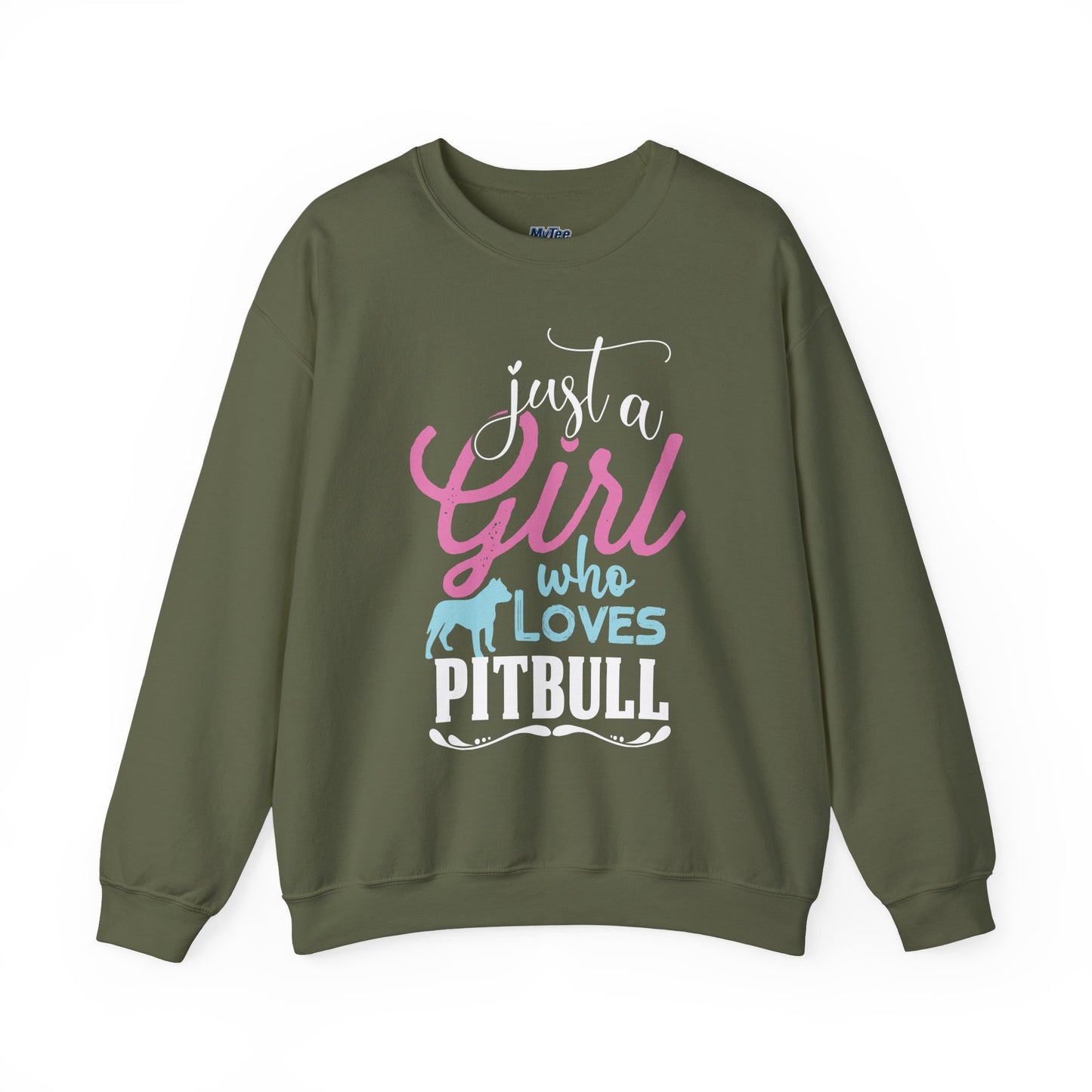 Just A Girl Who Loves Pitbull Sweatshirts