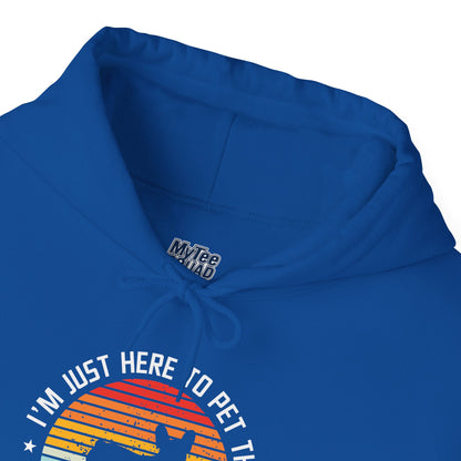 I'm Just Here To Pet The Labrador Retiever Unisex Hoodie