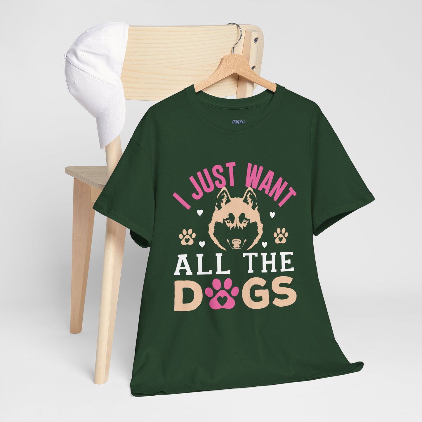 I Just Want All The Dogs Unisex T-Shirts For Dog Lover