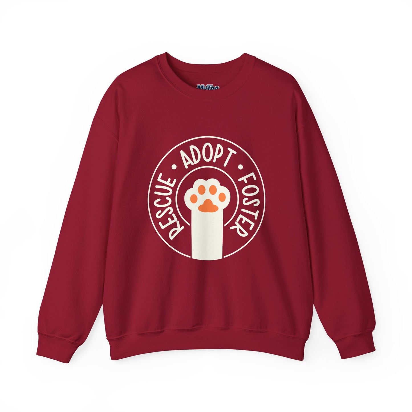 Rescue, Adopt, Foster Unisex Sweatshirt | Animal Lover Gift, Pet Adoption Crewneck