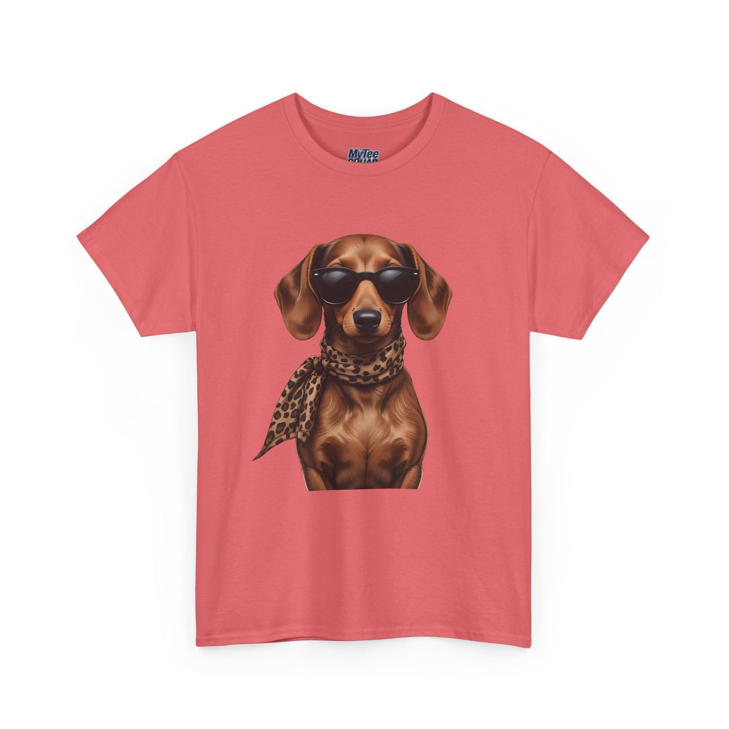 Dachshund With A Scarf Cotton T-Shirt