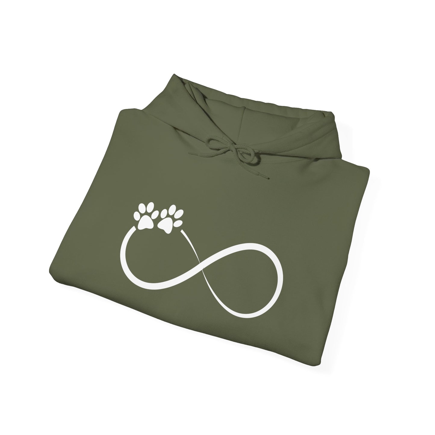 Infinity Paw Unisex Hoodie– Cozy & Timeless Love