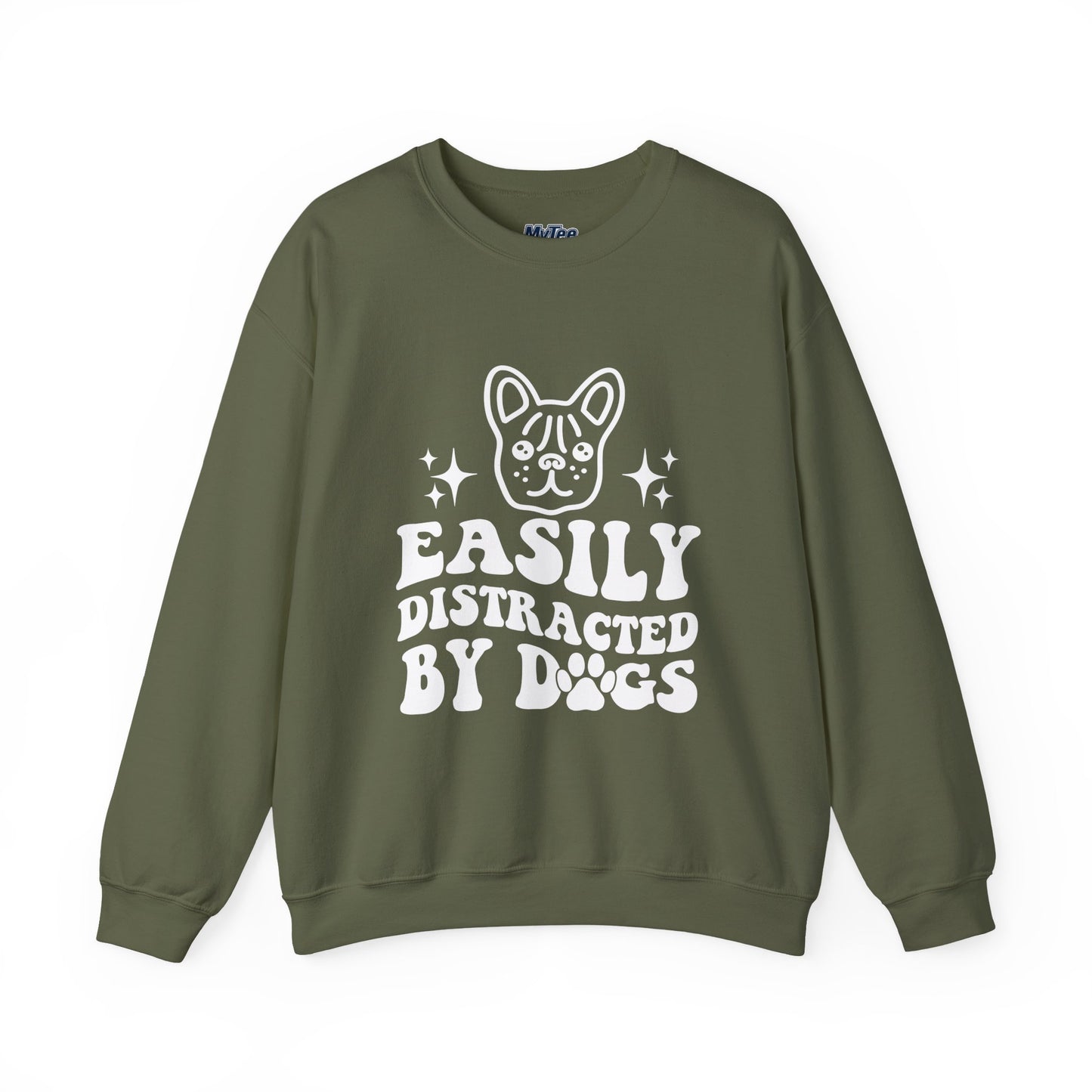 Easily Distracted By Dogs Unisex Sweatshirt | Pet Owner Gift