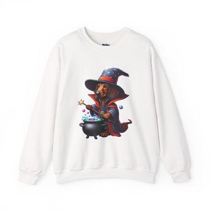 Dachshund Wizard Unisex Sweatshirt –  Halloween Magic Dog Pullover