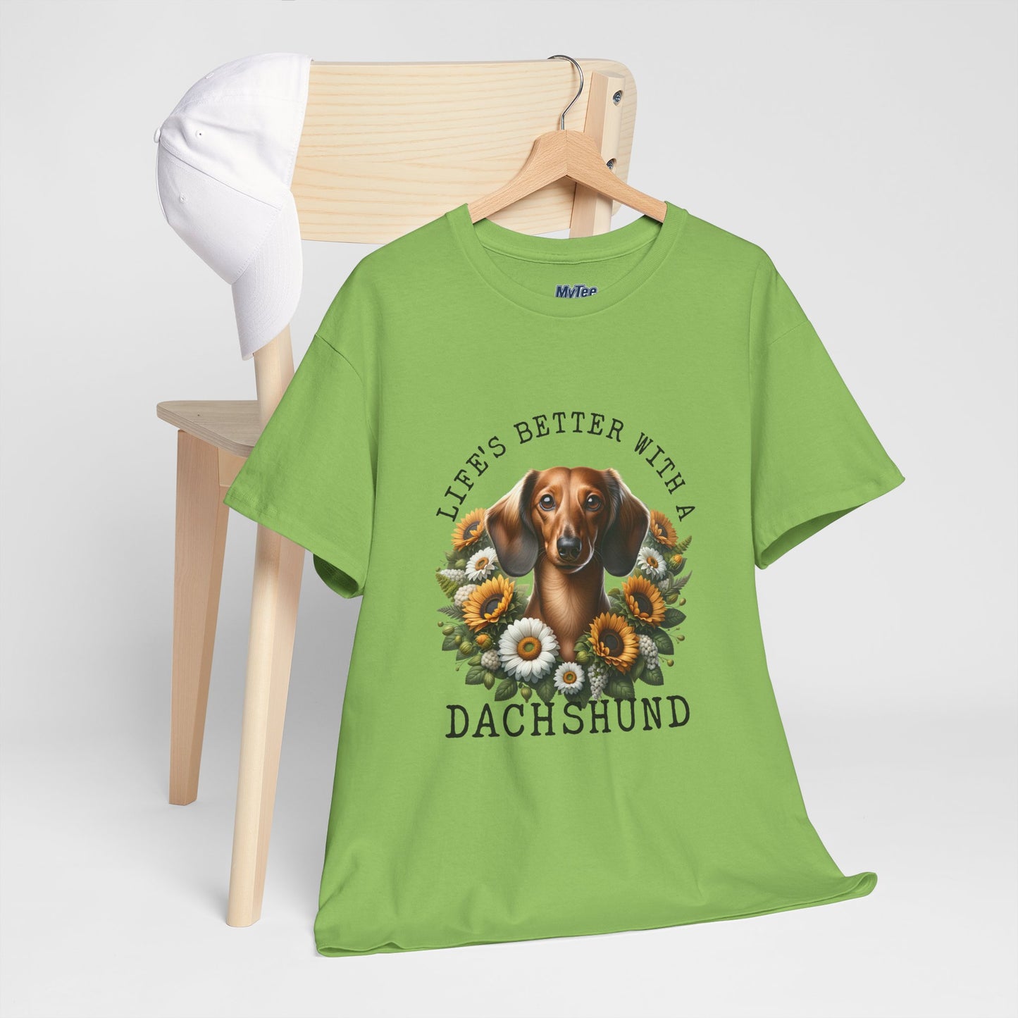 Dachshund Sunflower Unisex T-Shirt