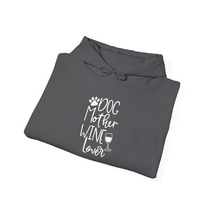 Dog Mother Wine Lover Hoodie | Gift For Dog Moms