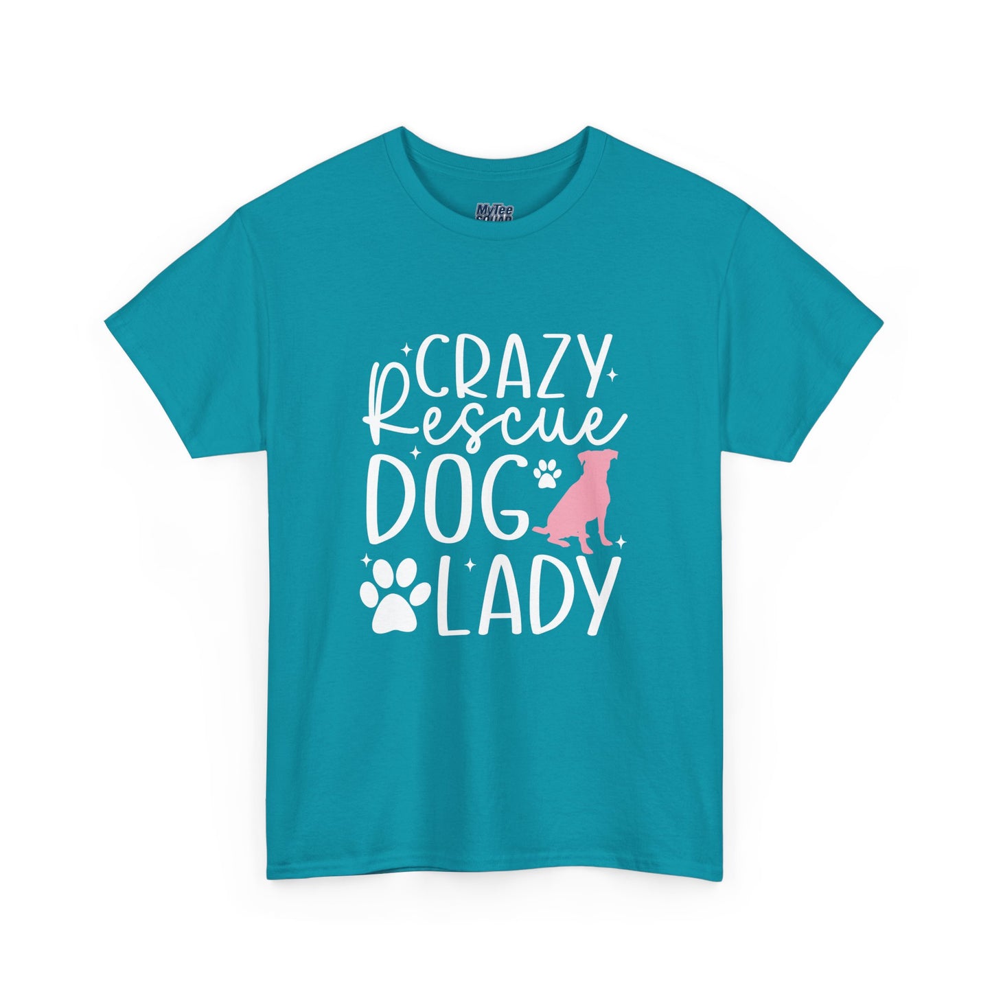 Crazy Rescue Dog Lady T-Shirt | Gift For Pet Mama