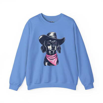 Dachshund Cowpoke Charm Sweatshirt – Soft Style With Attitude