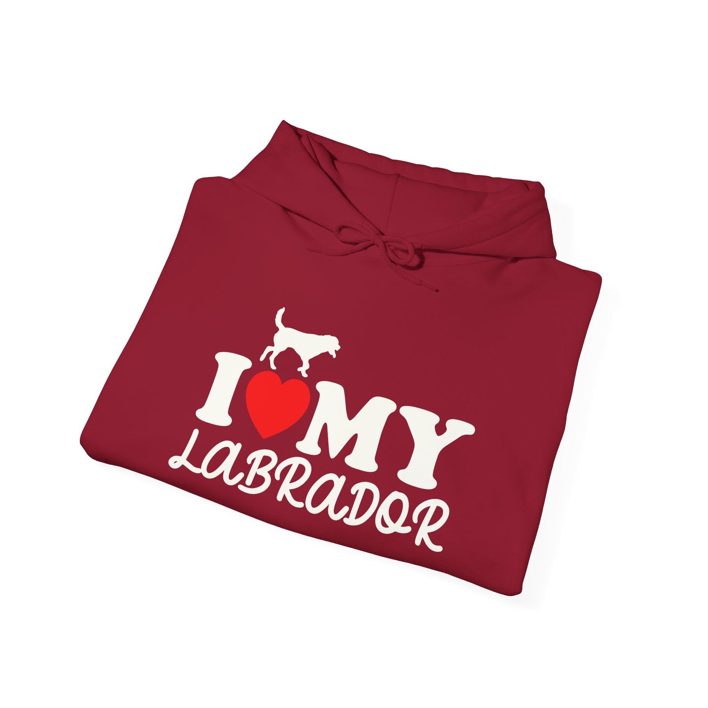 I Love My Labrador Unisex Hoodie | Adorable Warmth for Dog People