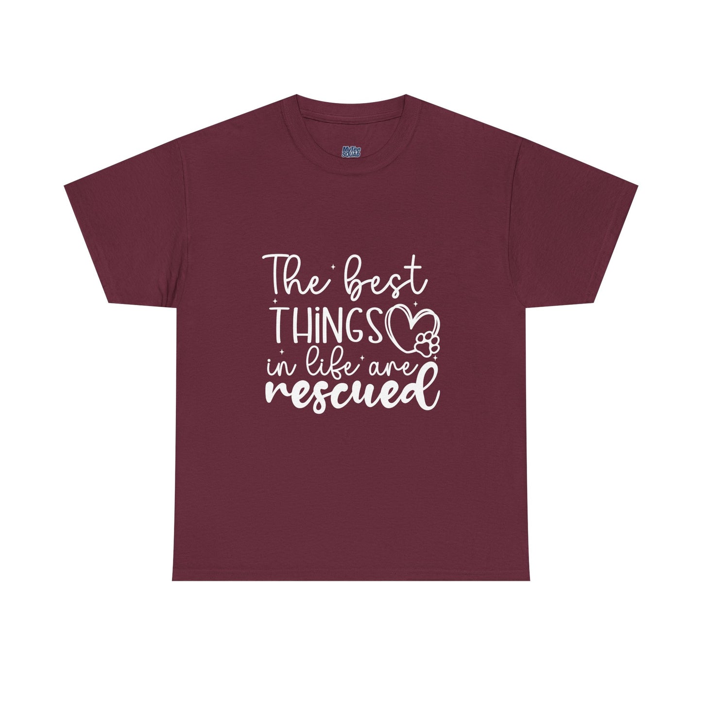 The Best Things In Life Are Rescue Unisex T-Shirt – Cozy Dog Love Vibes