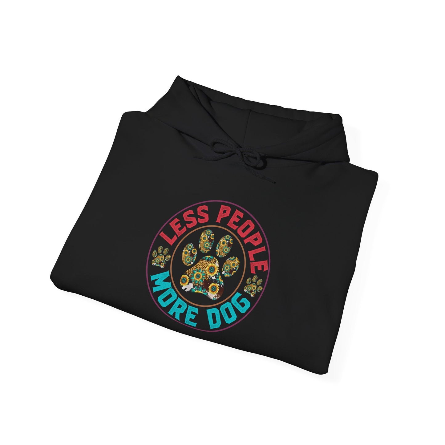Less People More Dog Unisex Hoodie | Cozy Pet Lover Apparel