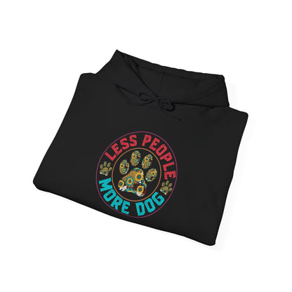 Less People More Dog Unisex Hoodie | Cozy Pet Lover Apparel