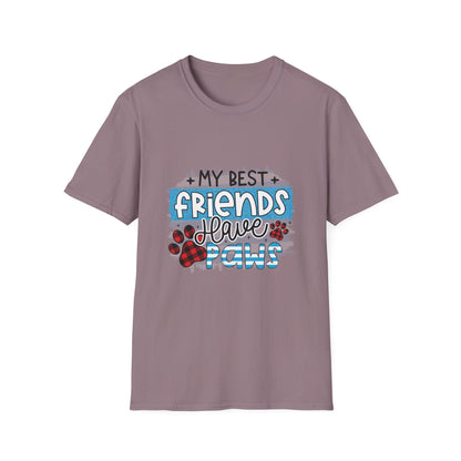 Best Friends Pet Lover T-Shirt, Animal Lover Gift, Cute Graphic Tee, Gift for Dog Owners, Birthday Present, Casual Wear