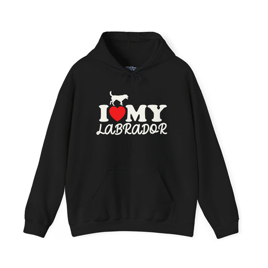 I Love My Labrador Unisex Hoodie | Adorable Warmth for Dog People