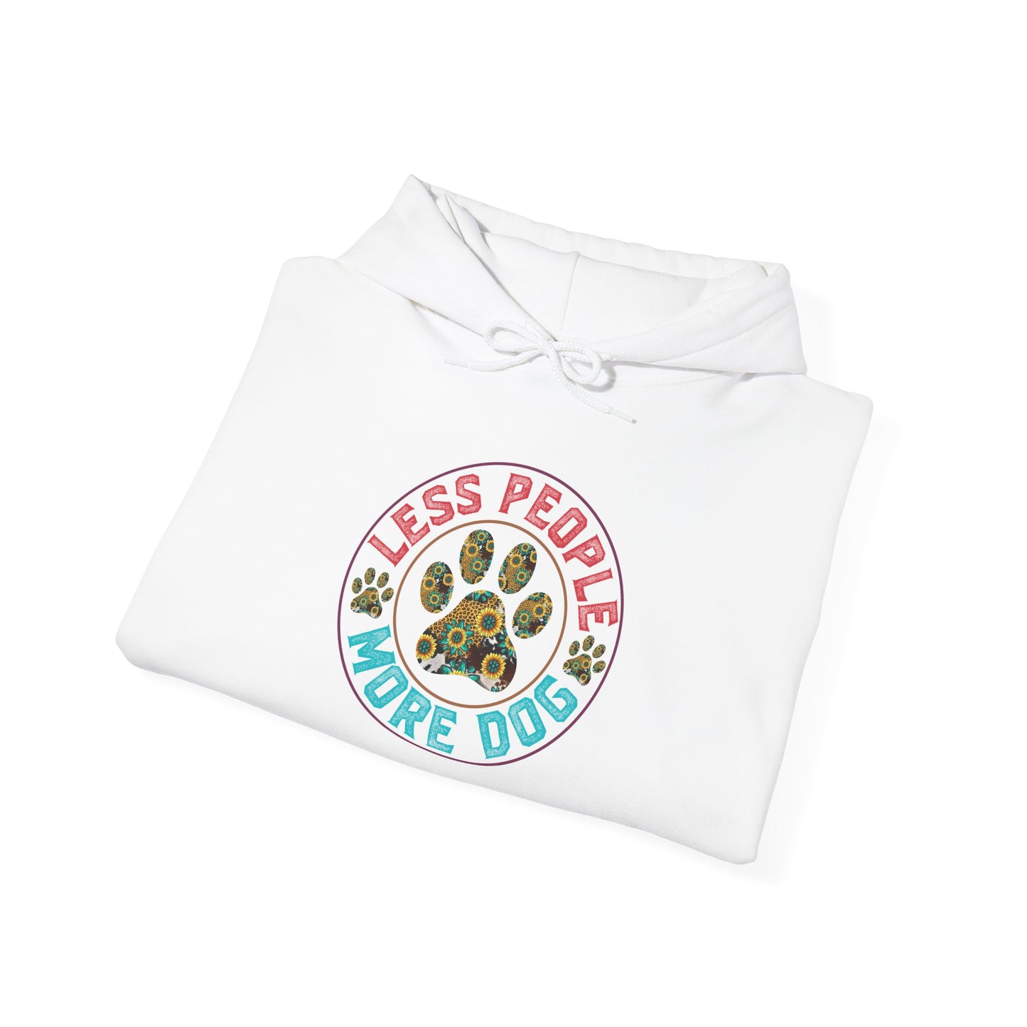 Less People More Dog Unisex Hoodie | Cozy Pet Lover Apparel