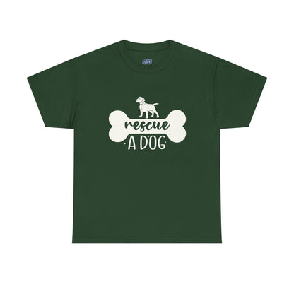 Rescue a Dog Unisex Cotton T-shirt | Dog Lover