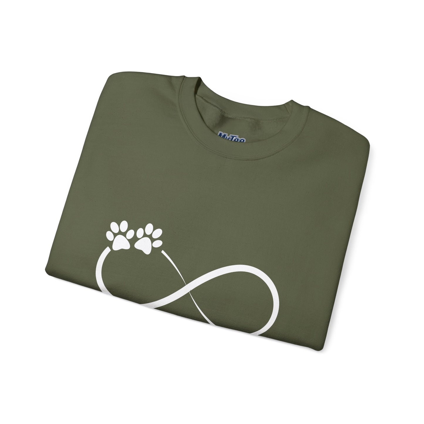 Infinity Paw Print Hoodie - Warm & Minimalist