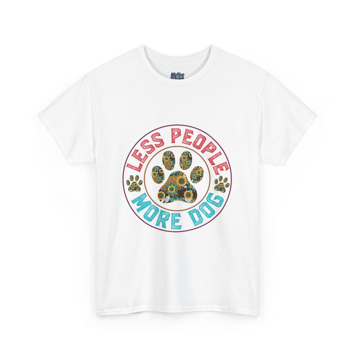 Less People More Dog Unisex Cotton T-Shirt