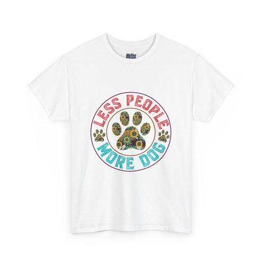 Less People More Dog Unisex Cotton T-Shirt