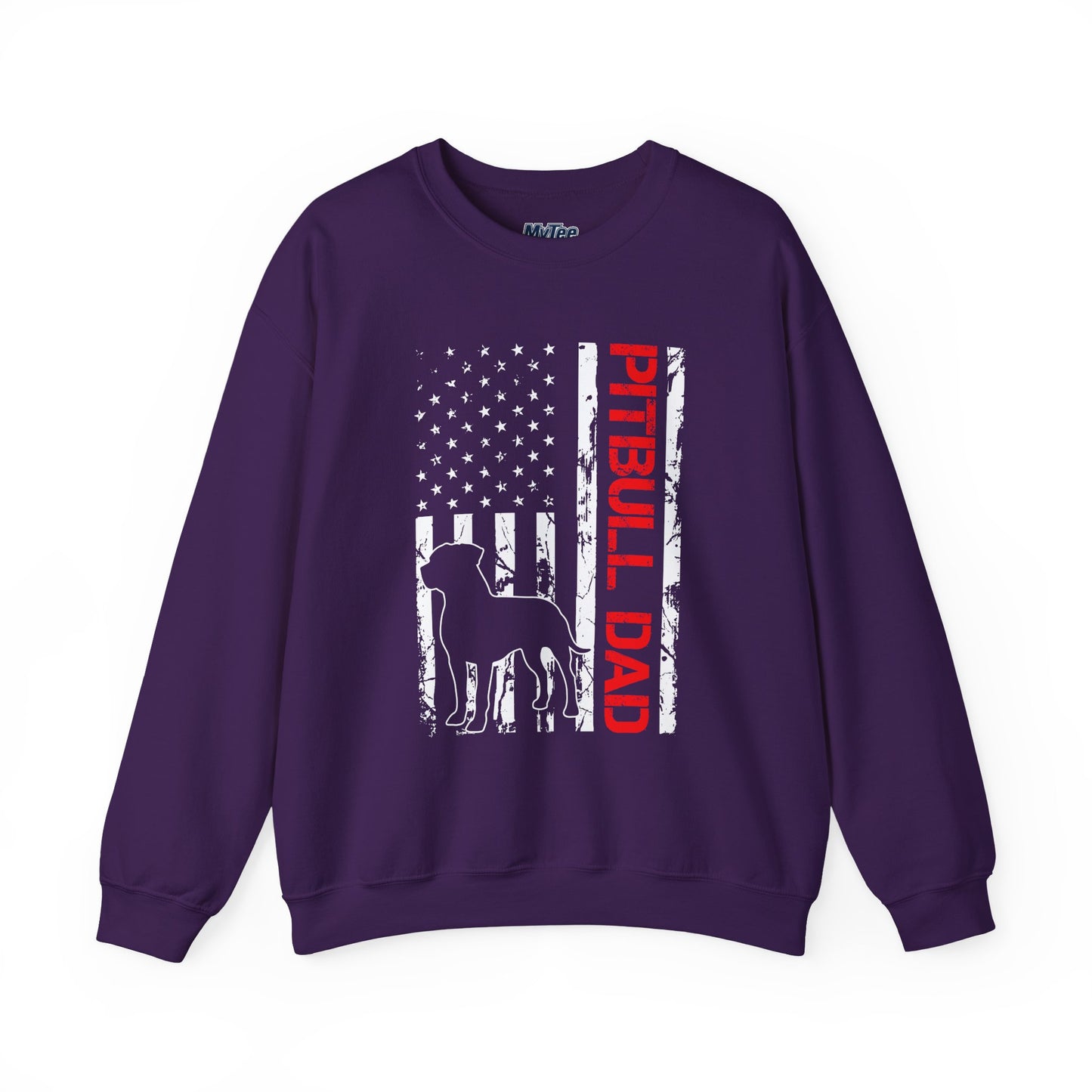 Pitbull Dad Crewneck Sweatshirt | Cozy Gift for Dog Lovers | Unique Pet Owner Apparel | Father's Day Gift