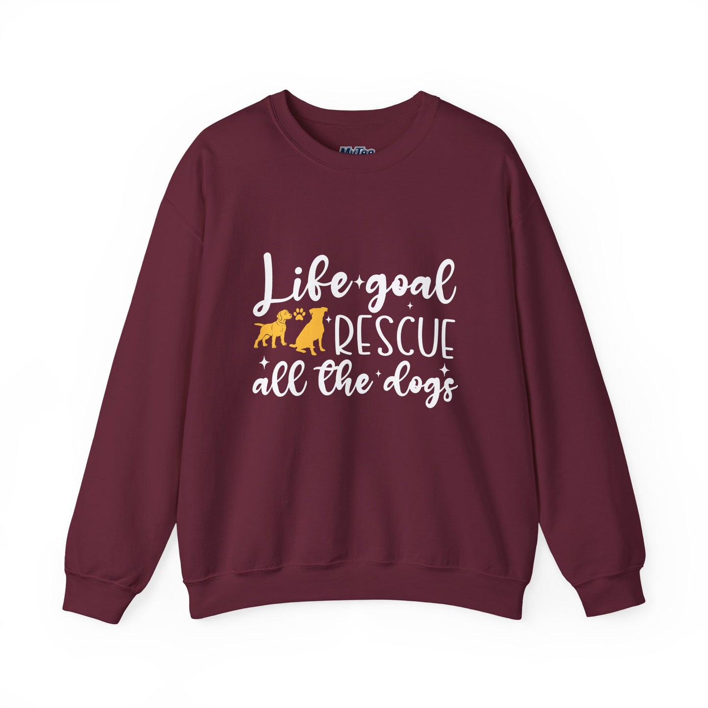 Life Goal Rescue All The Dogs Unisex Sweatshirt | Animal Rescue Merchandise