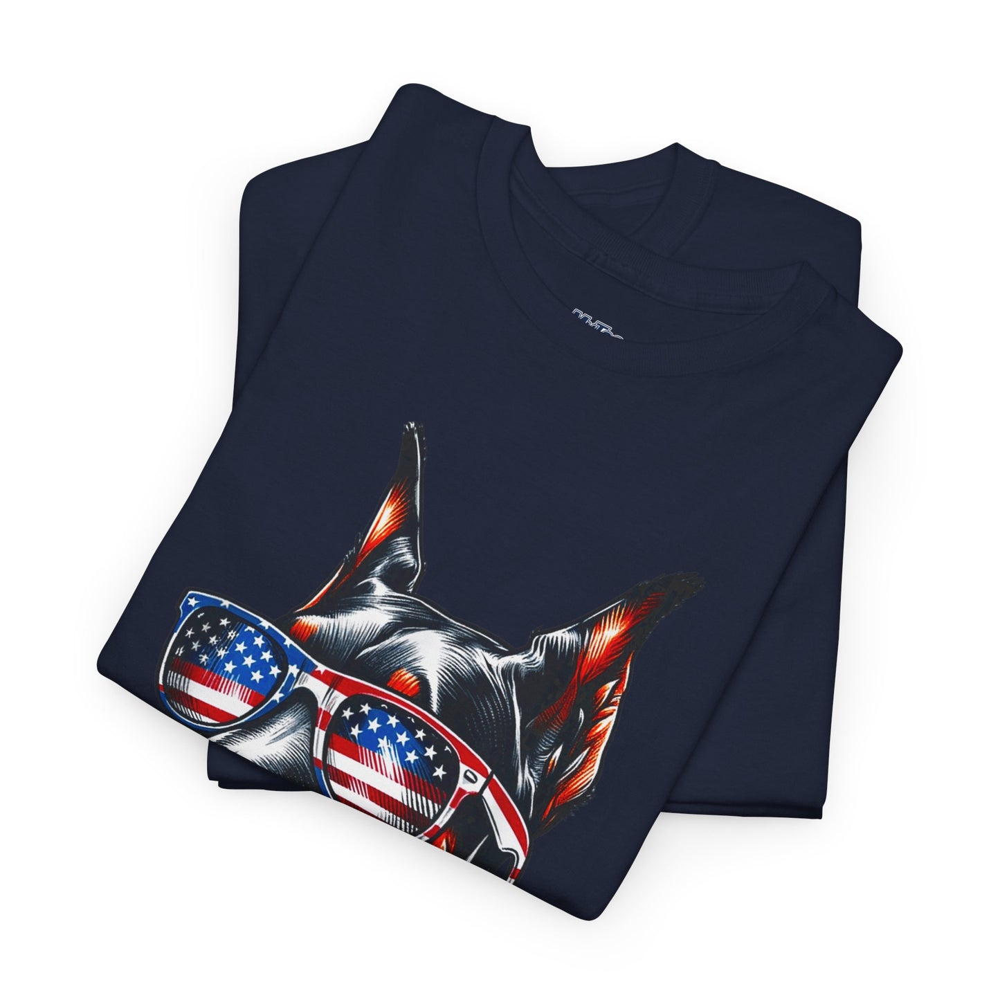 Patriotic Doberman With Sunglasses Unisex T-Shirt