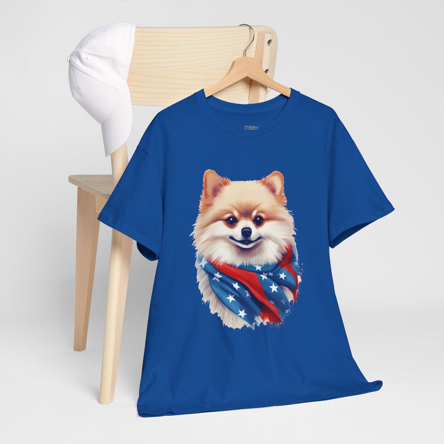 Patriotic pomeranian Unisex T-Shirt