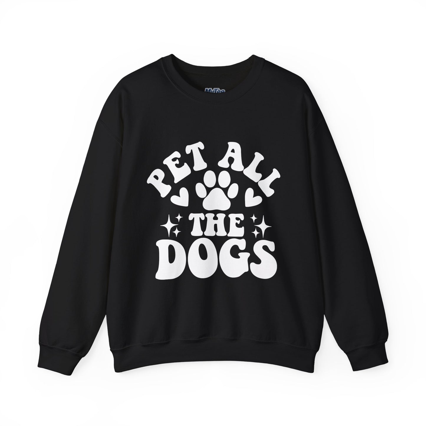 Pet All The Dogs Crewneck Sweatshirt | Cozy Dog Lover Gift