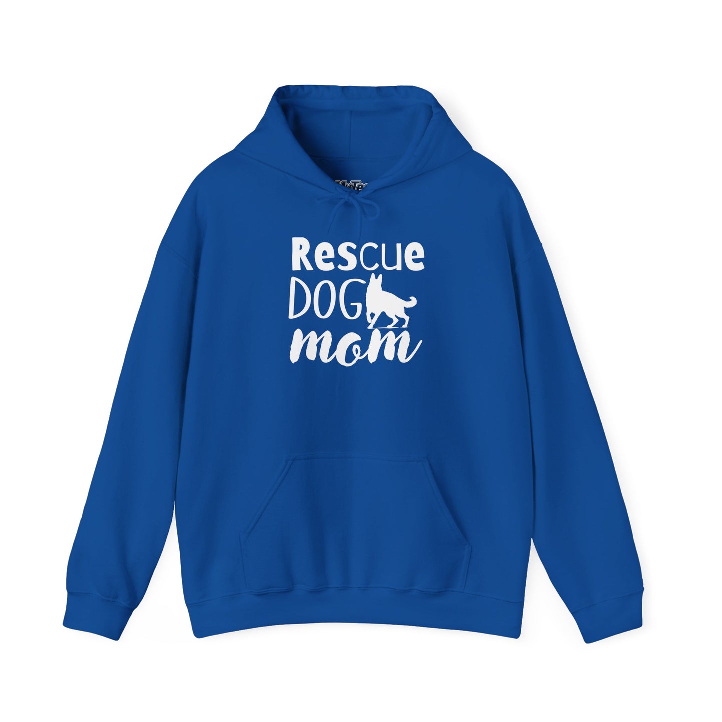 'Rescue Dog Mom Hoodie' - Cozy Sweatshirt for Pet Lover Mommies