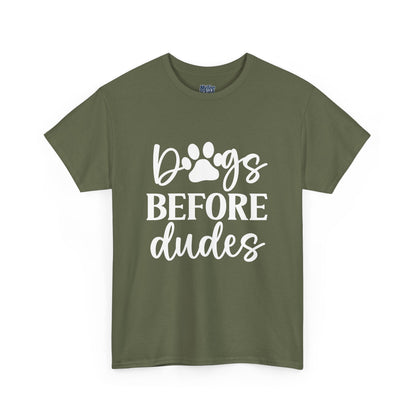 Dogs Before Dudes Unisex T-Shirt | Pet Owner Gift, Casual Outfit